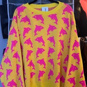 ASOS curve cropped sweater